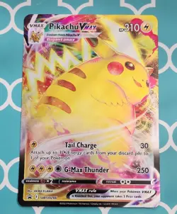 Pokemon- Pikachu VMAX SWSH286 - JUMBO/OVERSIZED Promo Card - Image 1