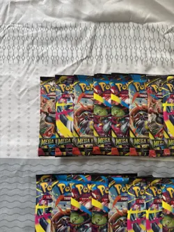 30x Mega Evolution Booster Packs New in Hand Pokemon TCG Sealed Lot Bundle of 30 - Image 2