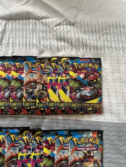 30x Mega Evolution Booster Packs New in Hand Pokemon TCG Sealed Lot Bundle of 30 - Image 3