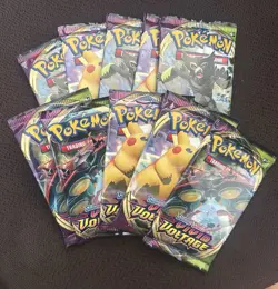 Pokemon SWSH Vivid Voltage Booster Pack Lot / Bundle - 10 Packs New Sealed TCG - Image 1