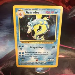 Pokemon TCG Gyarados Base Set 6/102 Holo WOTC Base Set Holo Rare LP+ - Image 1