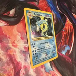Pokemon TCG Gyarados Base Set 6/102 Holo WOTC Base Set Holo Rare LP+ - Image 3