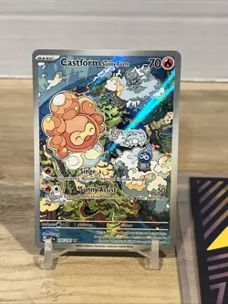 Pokemon TCG - Castform Sunny Form 195/191 Illustration Rare - Surging Sparks - Image 3