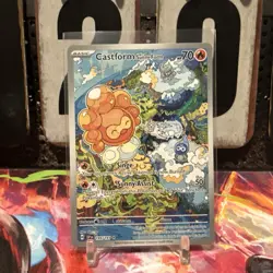 Pokemon TCG - Castform Sunny Form 195/191 Illustration Rare - Surging Sparks - Image 1