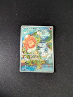 Castform Sunny Form 195/191 Illustration Rare Surging Sparks Pokemon TCG Card - Image 1