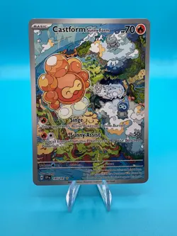 Pokemon TCG Illustration Rare - 195/191 - Castform Sunny Form - Surging Sparks - Image 1