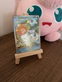 Pokemon TCG Castform Sunny Form 195/191 Illustration Rare Surging Sparks NM - Image 3