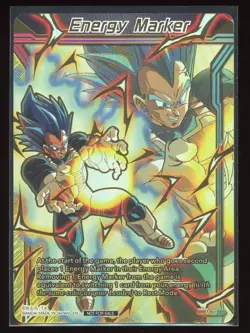 Vegeta M-39 Premium Energy Marker Card Dragon Ball Super Championship 2025 - Image 1