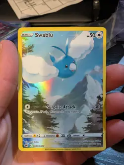 Pokemon TCG Swablu #GG27/GG70 Crown Zenith: Galarian Gallery Near Mint Condition - Image 1