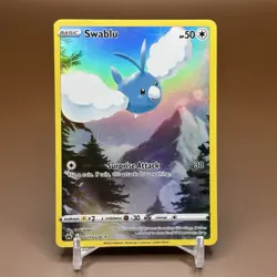 Pokemon TCG Swablu GG27/GG70 Crown Zenith Galarian Gallery Holo Ultra Rare NM - Image 1