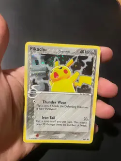 HOLO - Pikachu TCG 2006 Delta Species Promo 035 Holo Black Star - Image 1