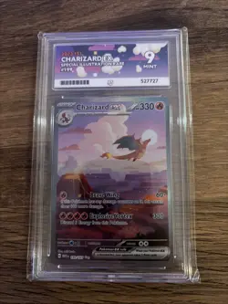 Pokemon TCG Charizard EX Card 199/165 Sir Scarlet & Violet 151 Series Ace 9 - Image 1