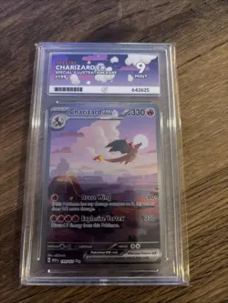Pokemon TCG Charizard EX Card 199/165 Sir Scarlet & Violet 151 Series Ace 9 - Image 1