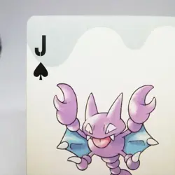 Gligar J spade Pokemon trump playing card Gold 2 Pichu Back Nintendo JAPAN - Image 2