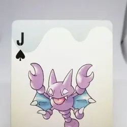 Gligar J spade Pokemon trump playing card Gold 2 Pichu Back Nintendo JAPAN - Image 4