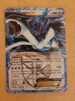 Lugia EX Team Plasma BW83 BW Black Star Promo Pokemon Trading Card Game - Image 2