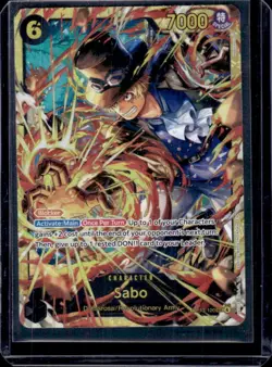 One Piece Card Game Carrying on His Will Sabo #OP13-120 - Image 1