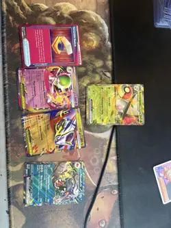 Pokemon Foil EX Card Lot 6 Cards Mega Gardevoir Latios Manectric Amoonguss - Image 1