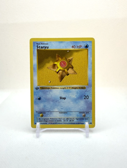 Pokemon Card - Staryu Base Set (Shadowless) 65/102 Common 1st Edition - Image 1