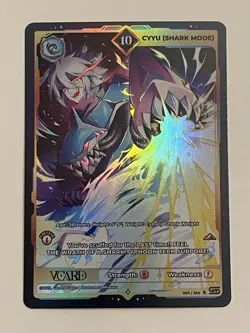 v card awakened worlds 1st edition Gamersupps CYYU shark Mode - Image 1
