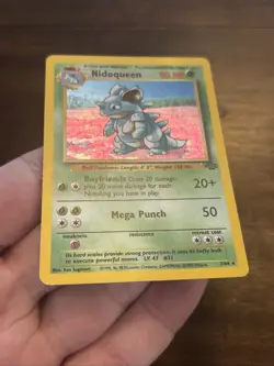 Nidoqueen 07/64 Jungle Holo Rare Pokemon Card TCG Old School Wotc Foil Vintage - Image 5