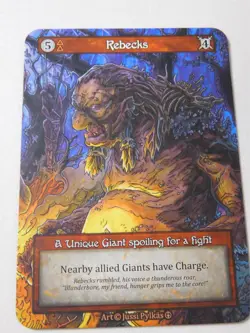 Rebecks Non-Foil Unique Sorcery Arthurian Legends AL TCG Trading Card - Image 1