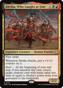 Alesha, Who Laughs at Fate - NM R : Foundations - Image 1