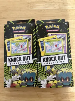 X2 Pokemon TCG: Knock Out Collection Booster Packs Trading Card Set - Image 1