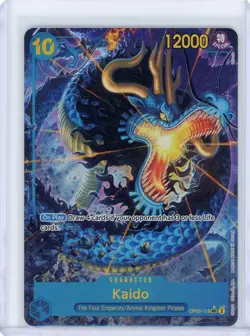ONE PIECE Kaido SEC Parallel Card PRB-01 Blue Rare Collectible Near Mint READ - Image 1