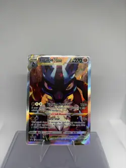 Pokemon TCG Lucario VSTAR SWSH291 Crown Zenith Promo Card Near Mint Condition - Image 2