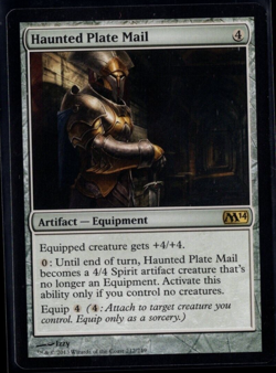 Haunted Plate Mail 212/249 Rare Core Set 2014 Magic The Gathering Near Mint - Image 1
