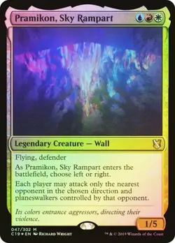 NM Foil Pramikon, Sky Rampart, MTG, Commander 2019, Magic the Gathering, 47 - Image 1