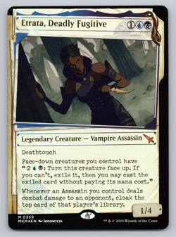 Etrata, Deadly Fugitive Showcase FOIL - Murders at Karlov Manor MTG - Image 1