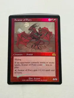 MTG FOIL Avatar of Fury Prophecy Magic the Gathering - Image 1