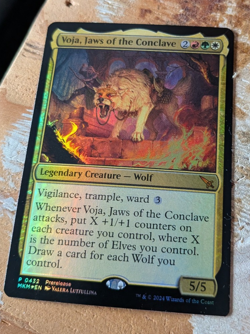 MTG Voja, Jaws of the Conclave Murders at Karlov Manor NM FOIL - Image 1