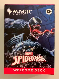 MAGIC THE GATHERING - SPIDER-MAN SDCC MTG 2025 - Venom Black Welcome Deck - NEW - Image 2