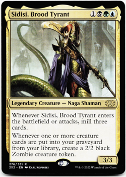 Sidisi, Brood Tyrant [Double Masters 2022] MTG Magic - NM/M 💀🌳💧 - Image 3