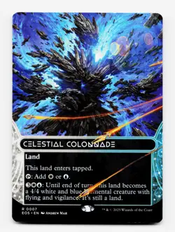 Celestial Colonnade (0007) (Borderless) - Edge of Eternities: Stellar Sights MTG - Image 1