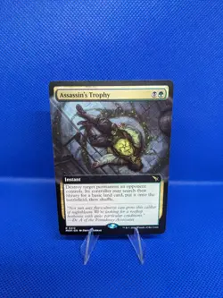 MTG Assassin's Trophy Extended Art 412 Murders At Karlov Manor Magic - Image 1
