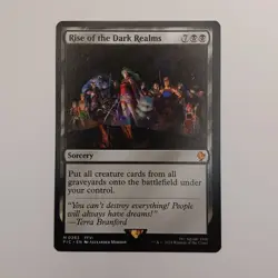 Rise of the Dark Realms MTG Mythic Rare Magic: The Gathering Final Fantasy 6 VI - Image 1