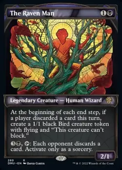 The Raven Man Showcase x1 1x Dominaria United NM MTG - Image 1