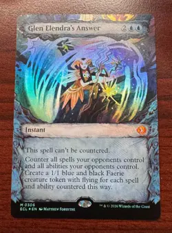 🌈 Glen Elendra's Answer (Showcase FOIL) Mythic MTG Lorwyn Eclipsed - NM - Image 1