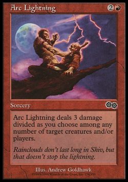 Arc Lightning Urza's Saga MTG LP - Image 1