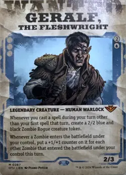 Geralf, the Fleshwright (Showcase) M Outlaws of Thunder Junction 287 NM - Image 1
