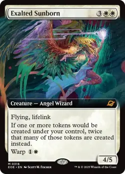 Exalted Sunborn (Extended Art) Edge of Eternities 318 Foil NM - Image 1