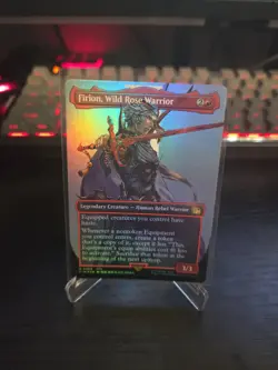 Firion, Wild Rose Warrior Foil (Borderless) Magic The Gathering Final Fantasy NM - Image 1