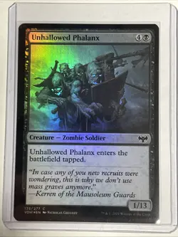 MTG Unhallowed Phalanx FOIL #135/277 Innistrad: Crimson Vow Common NM/M - Image 1