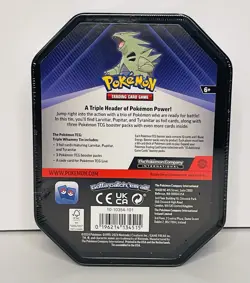 Pokemon - Triple Whammy Collector Tin - Tyranitar - Factory Sealed - Image 2