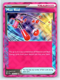 Pokemon TCG - SV: Prismatic Evolutions - Max Rod Ace Spec 116/131 - Image 1