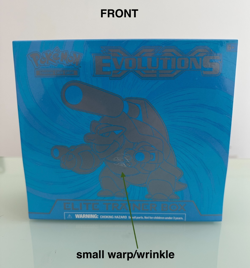 Pokemon TCG XY Evolutions Elite Trainer Box Blastoise Factory Sealed w/ Acrylic - Image 2